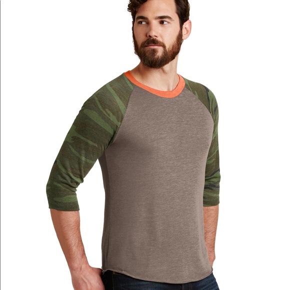 Alternative Earth Men’s Baseball Tee - Picture 3 of 9